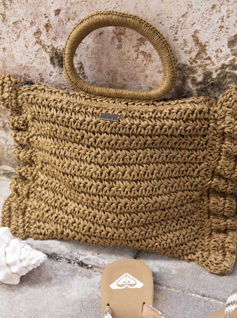 Sac À Main Roxy Surf Spray Beach Bag Femme Beige | 167984MPQ