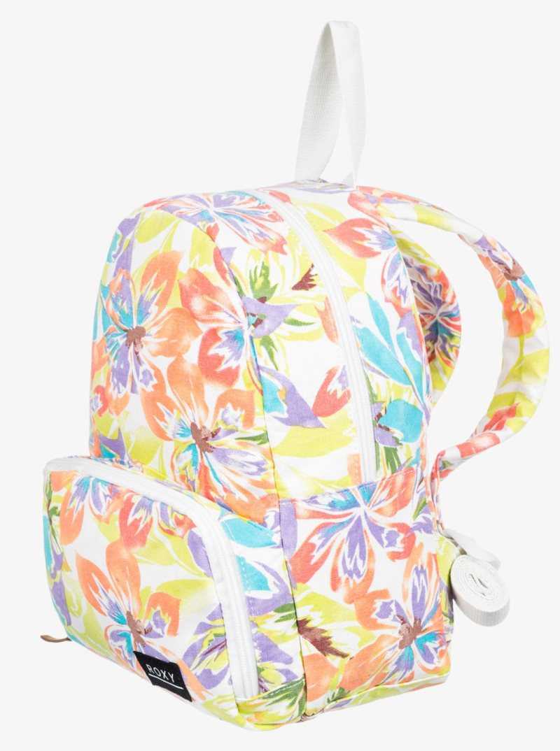Sacs À Dos Roxy Always Core Tela Small Femme Blanche | 241368TND