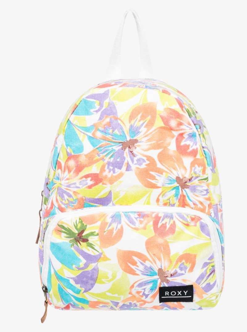 Sacs À Dos Roxy Always Core Tela Small Femme Blanche | 241368TND