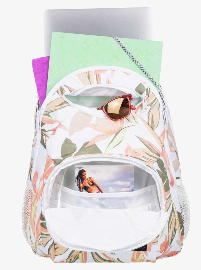 Sacs À Dos Roxy Shadow Swell Printed Medium Femme Blanche | 618493TYW