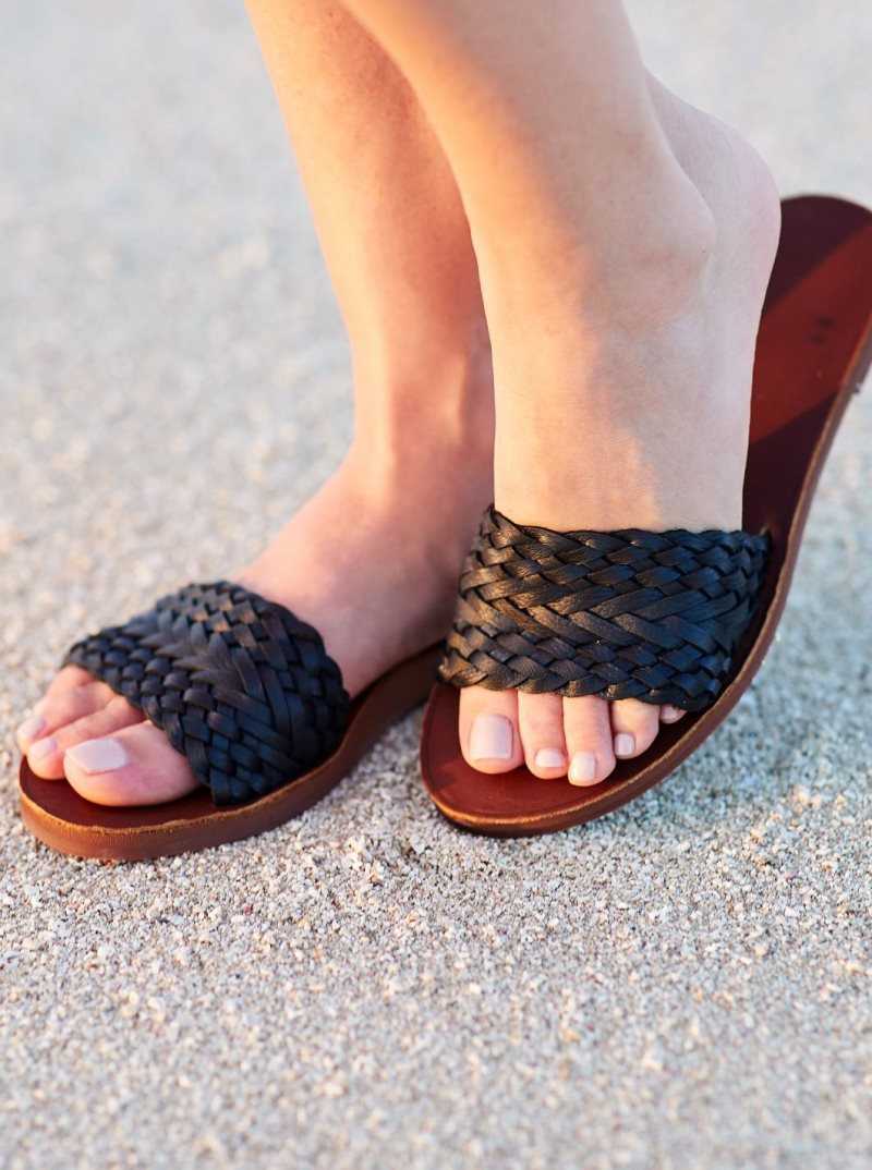 Sandales Roxy Arabella Lx Mode Sandal Femme Noir | 509746ASV