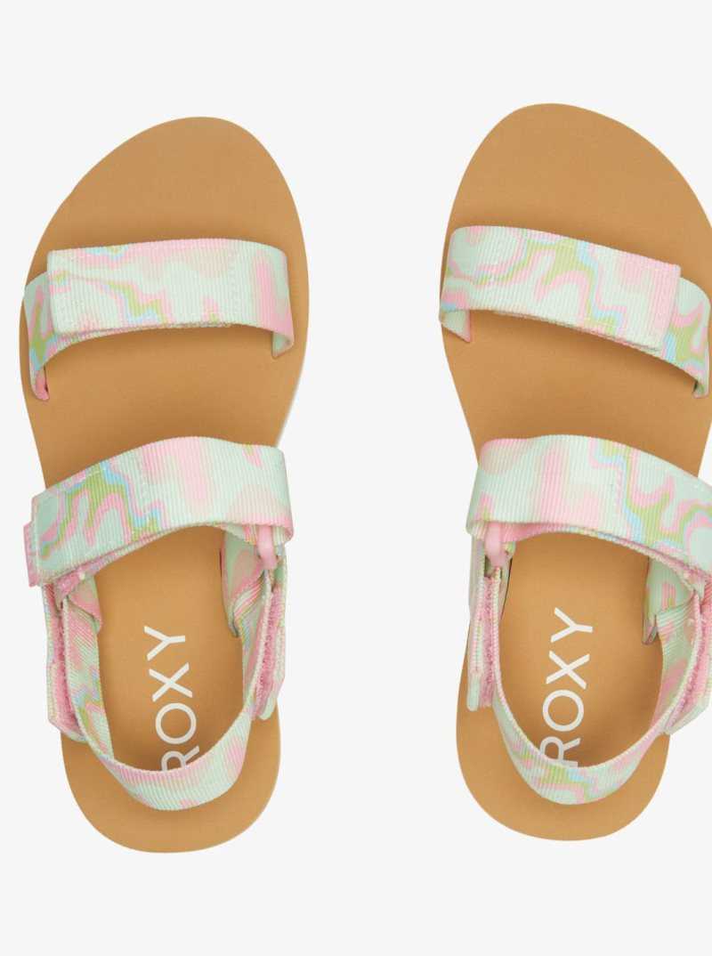 Sandales Roxy Cage Femme Multicolore | 021967SZR