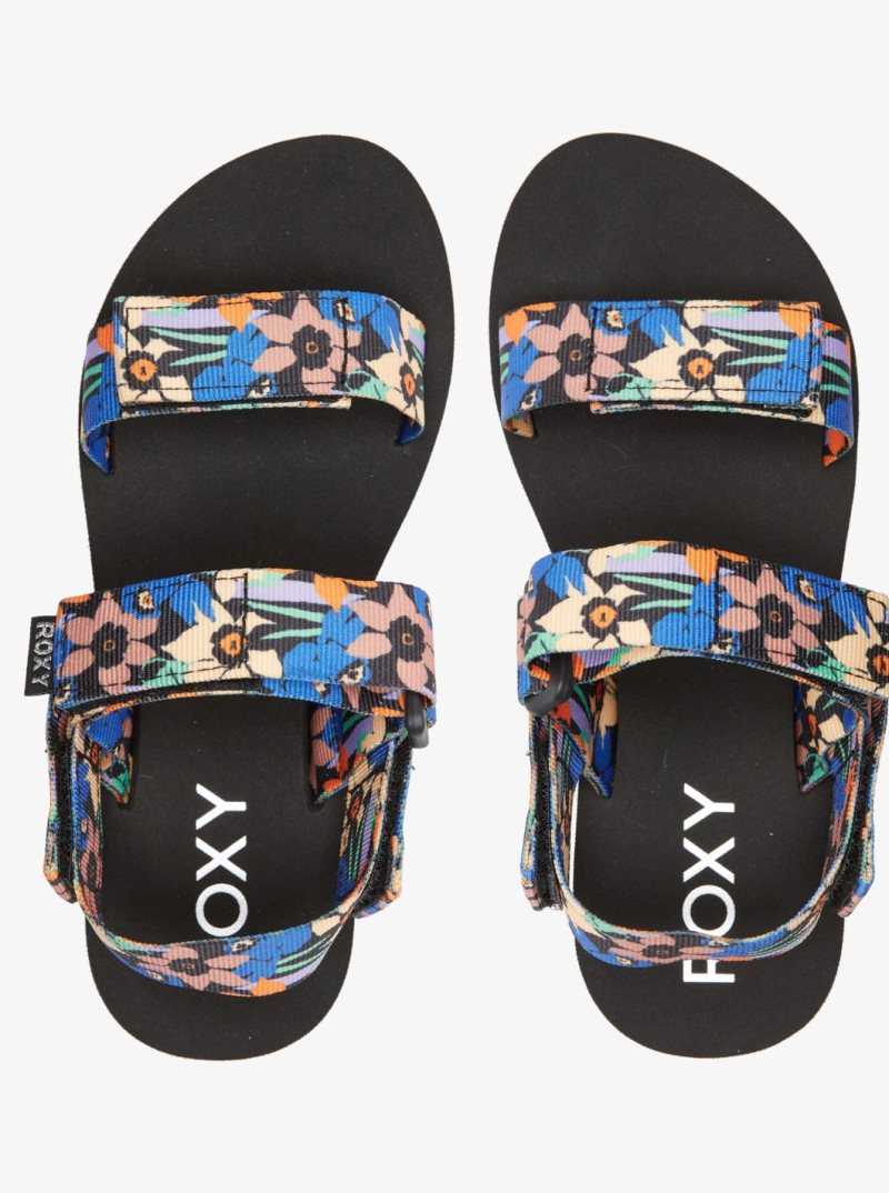 Sandales Roxy Cage Femme Noir Bleu | 085769KNE