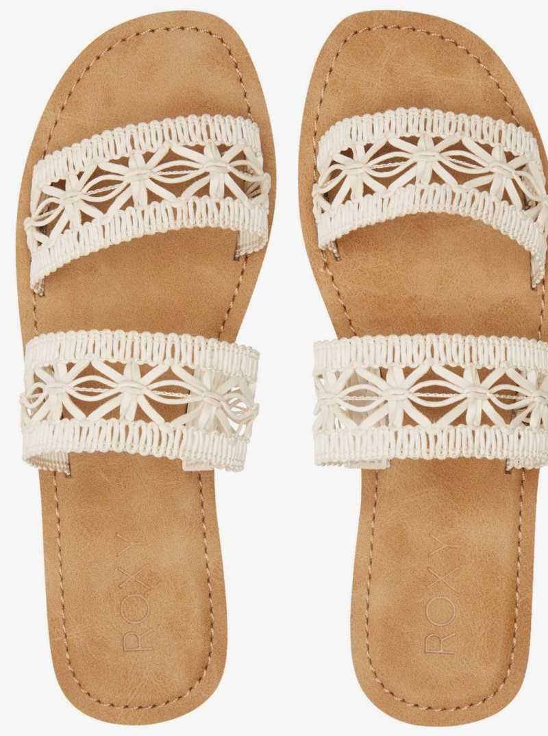 Sandales Roxy Dafni Femme Blanche | 491528DIX