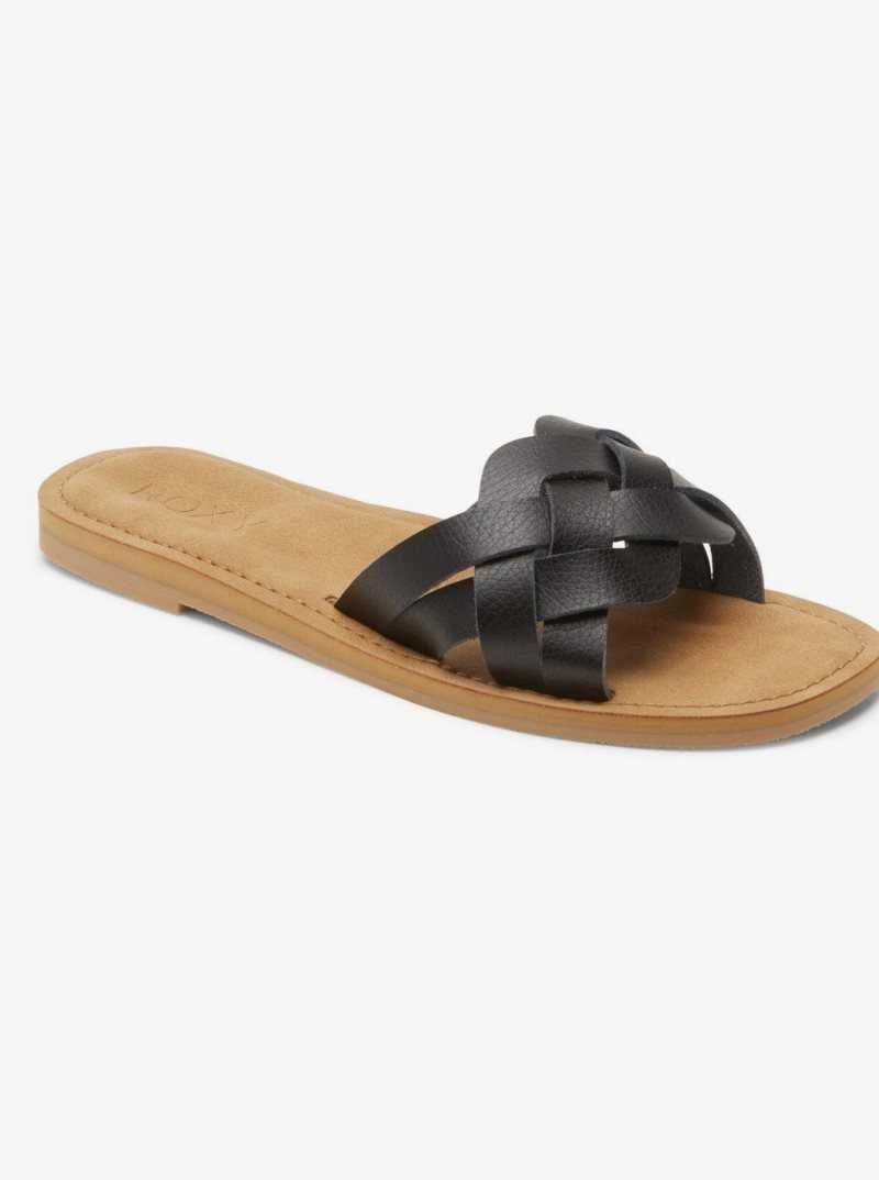 Sandales Roxy Edessa Femme Noir | 501823LYC