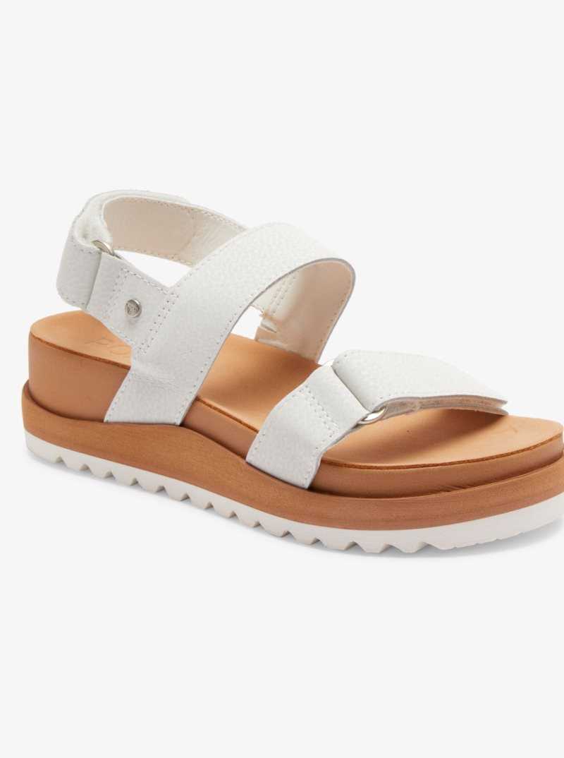Sandales Roxy Himari Femme Blanche | 342691MYR