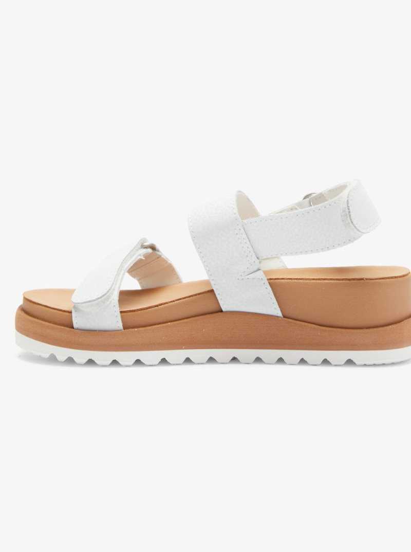 Sandales Roxy Himari Femme Blanche | 342691MYR