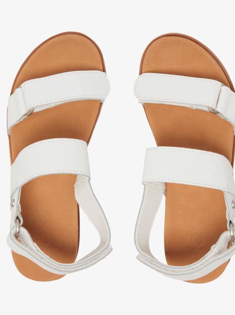 Sandales Roxy Himari Femme Blanche | 342691MYR