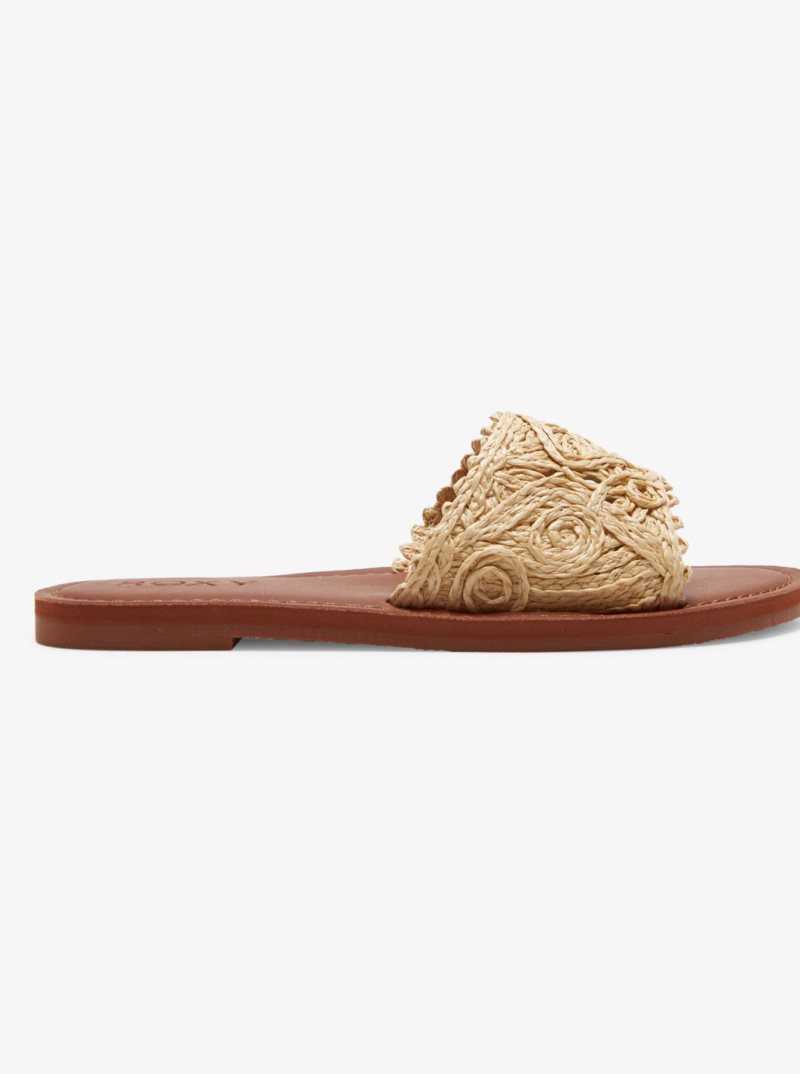 Sandales Roxy Kaia Slim Claquette Femme Beige | 916275MEN