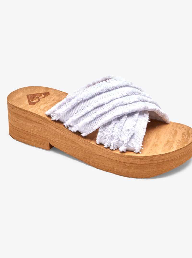 Sandales Roxy Kamea Wahine Femme Blanche | 985731VLH