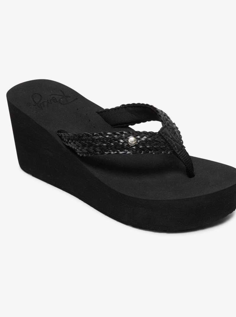Sandales Roxy Mellie Iii Flip-Flops Femme Noir | 516243CGN
