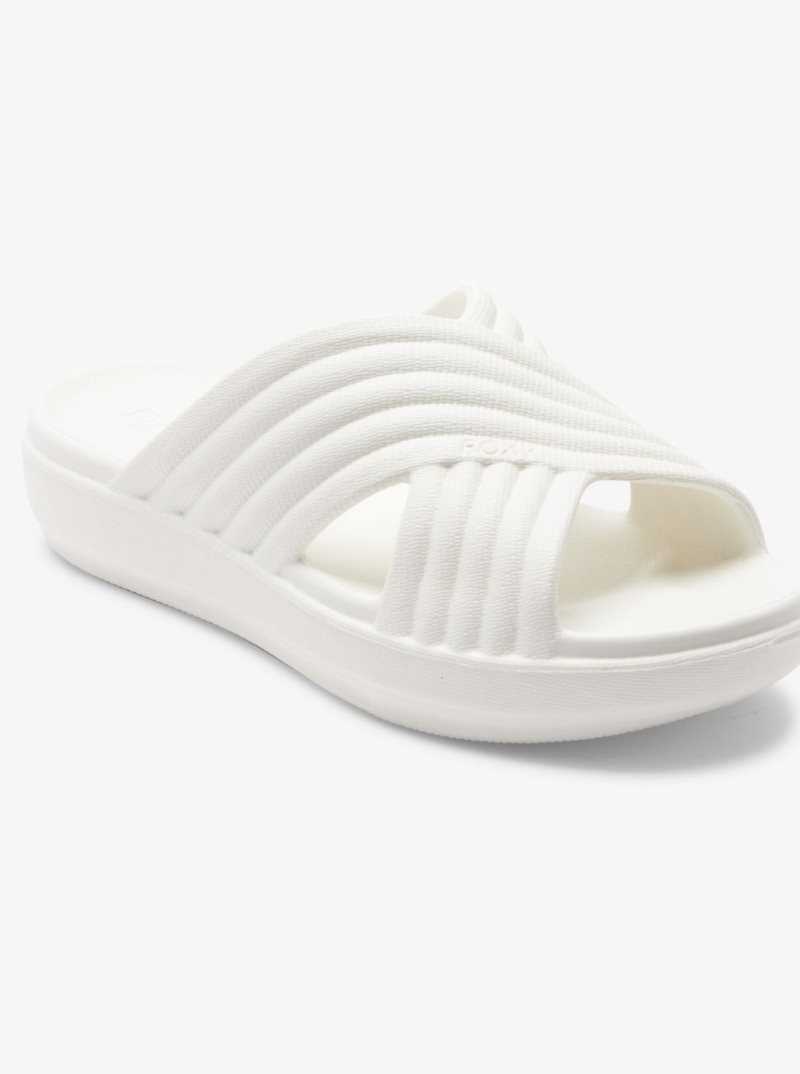 Sandales Roxy Rivie Femme Blanche | 186204DVY