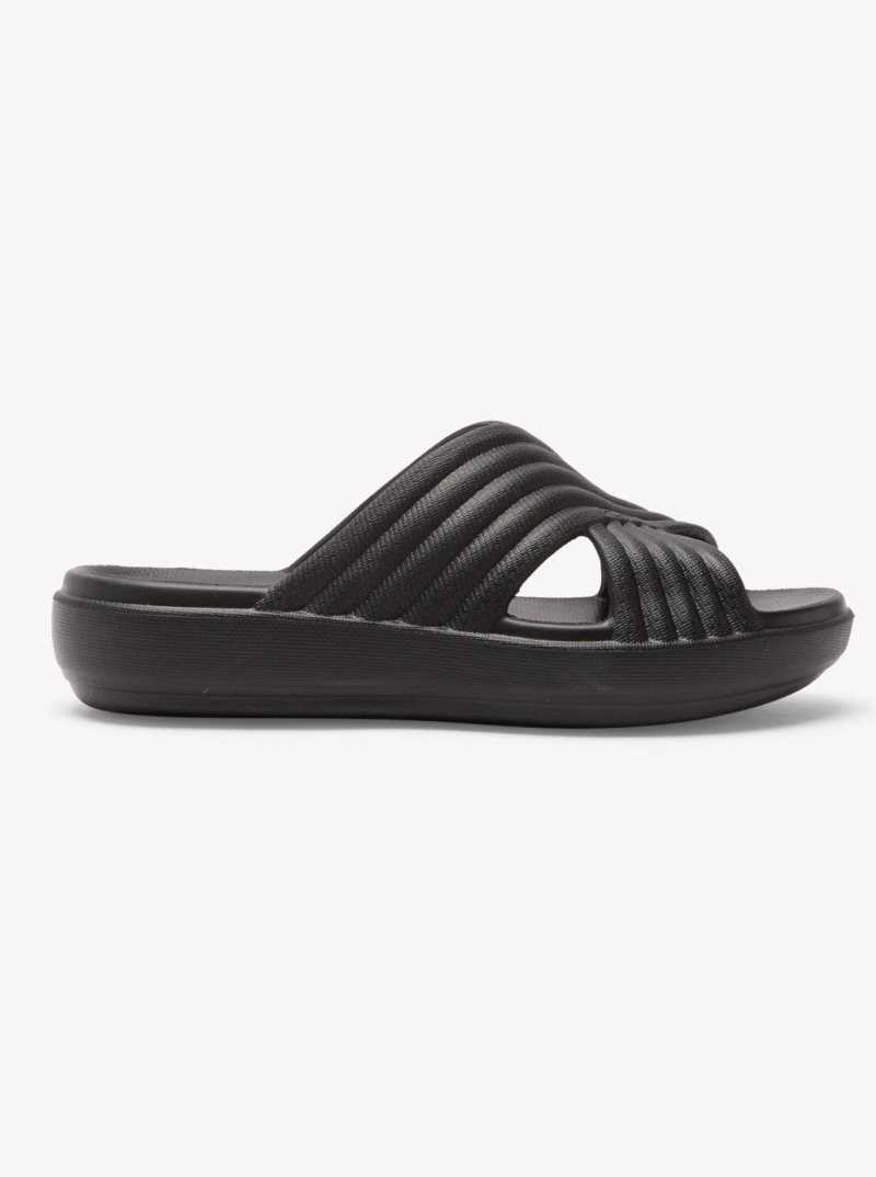 Sandales Roxy Rivie Femme Noir | 605924KZO