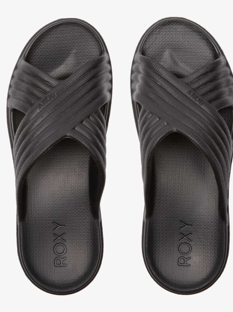 Sandales Roxy Rivie Femme Noir | 605924KZO