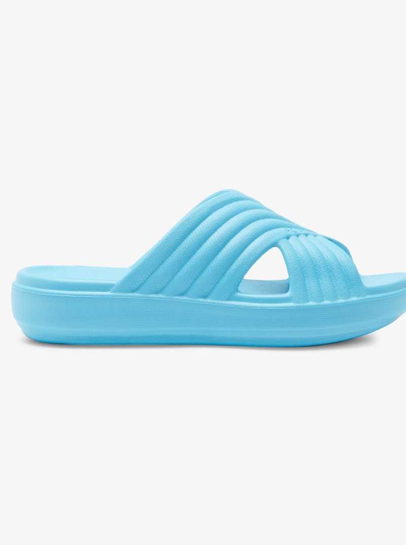 Sandales Roxy Rivie Femme Turquoise Clair | 407513IBX