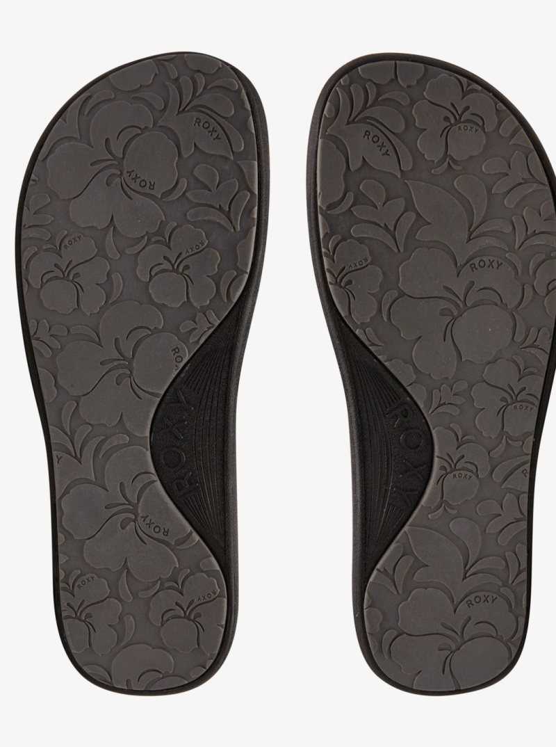 Sandales Roxy Slippy D'eau-Friendly Femme Noir | 342509JQC