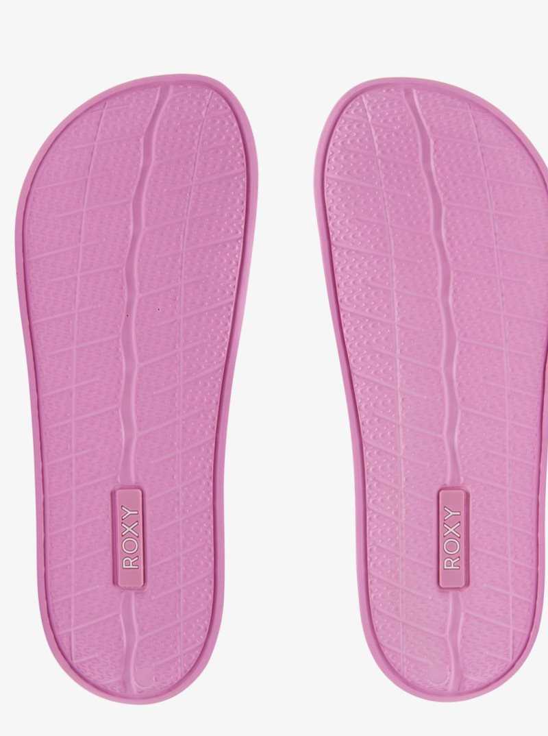 Sandales Roxy Slippy D'eau-Friendly Femme Lavande | 867329FAP