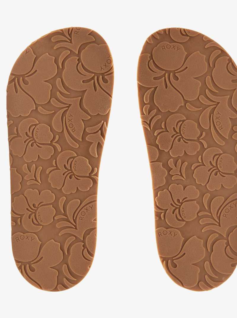Sandales Roxy Slippy Espadrillas Femme Noir | 069482UHX