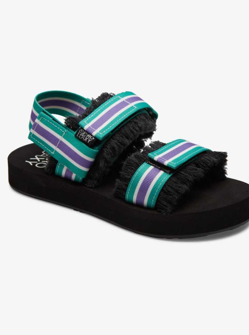 Sandales Roxy Stella Jean Palma Femme Vert | 860251OUN