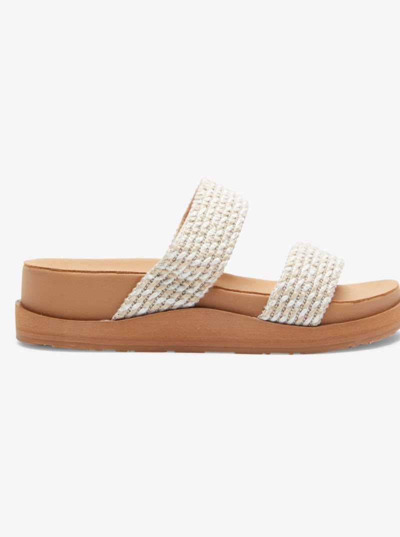 Sandales Roxy Summer Breeze Femme Blanche | 153208YCI
