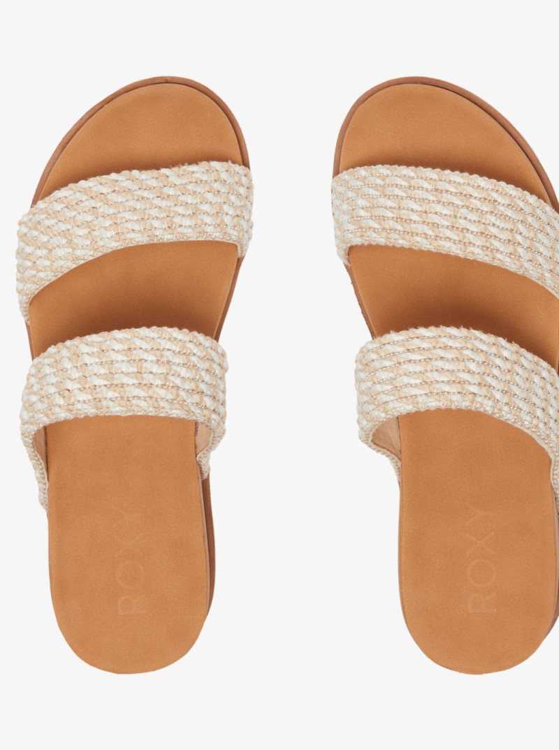 Sandales Roxy Summer Breeze Femme Blanche | 153208YCI