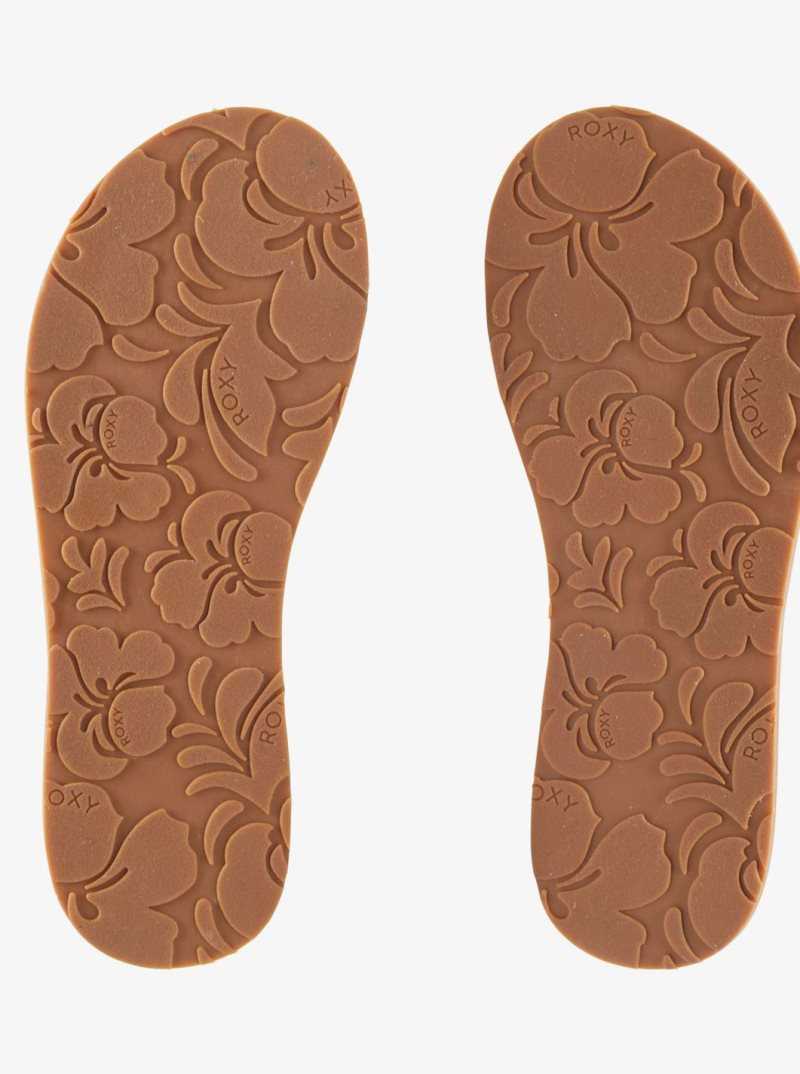 Sandales Roxy Summer Breeze Femme Blanche | 153208YCI