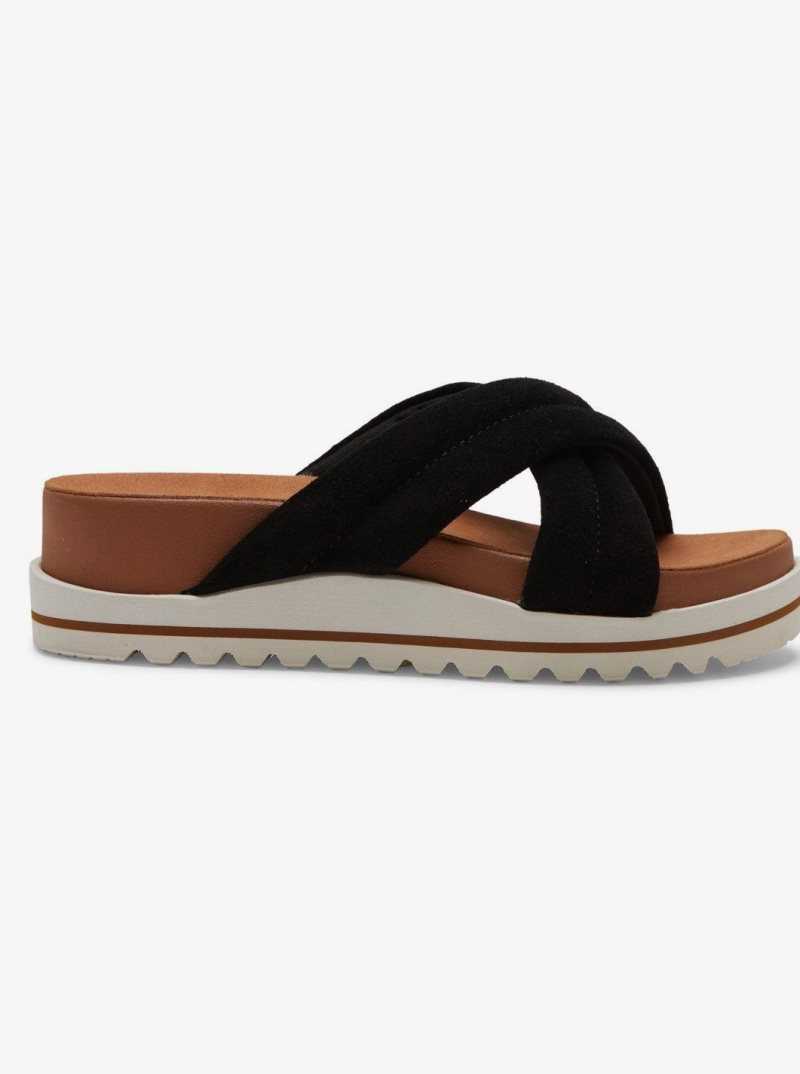 Sandales Roxy Veria Femme Noir | 359718UQK