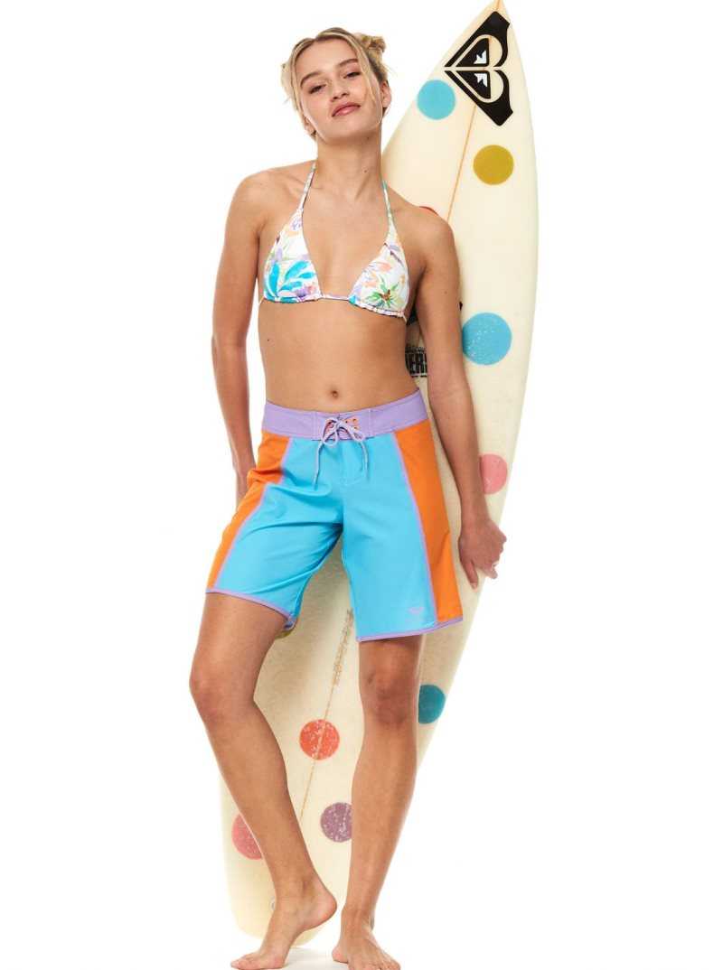 Shorts De Bain Roxy Colorblock 9' Femme | 038152GUW