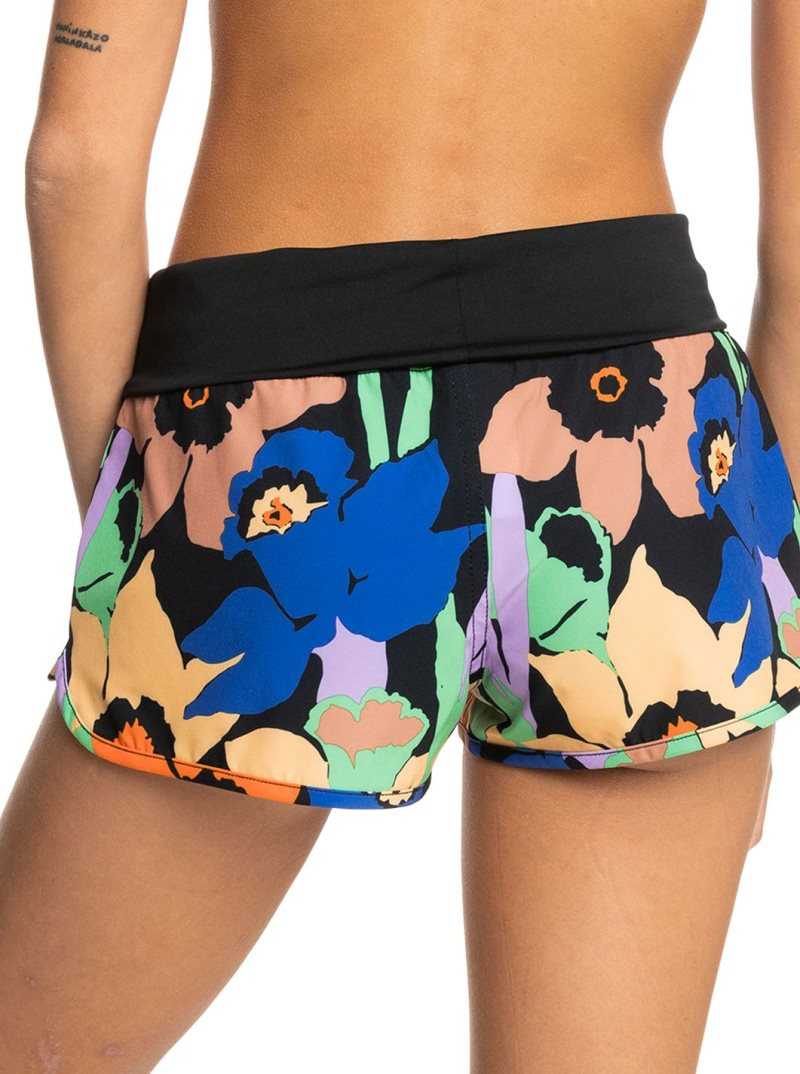 Shorts De Bain Roxy Endless Summer Printed 2' Femme Grise Foncé Fleur | 305648OCZ