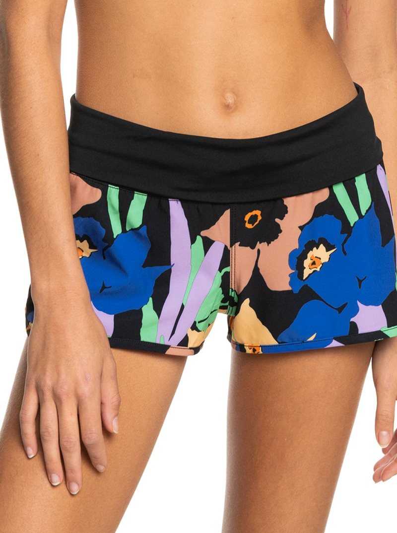 Shorts De Bain Roxy Endless Summer Printed 2\' Femme Grise Foncé Fleur | 305648OCZ