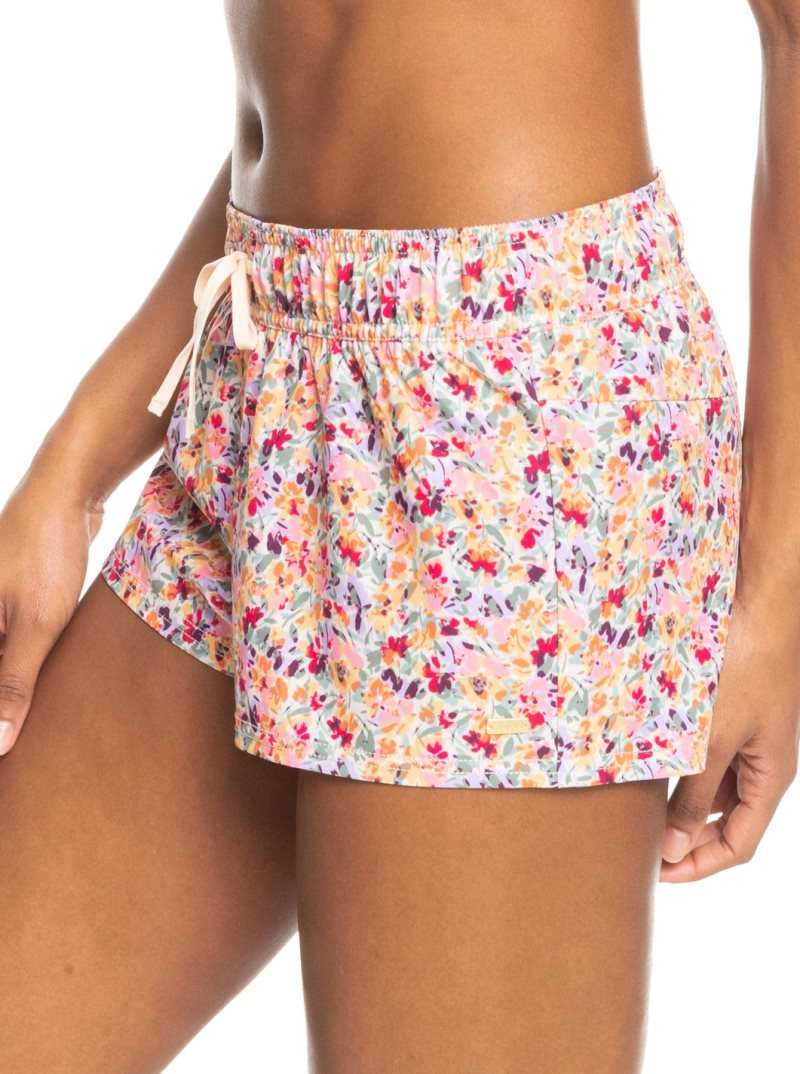 Shorts De Bain Roxy Island In The Sun 2' Femme Rose | 193406ISC