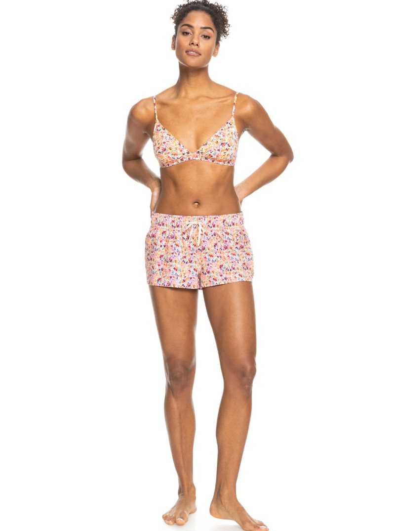 Shorts De Bain Roxy Island In The Sun 2' Femme Rose | 193406ISC