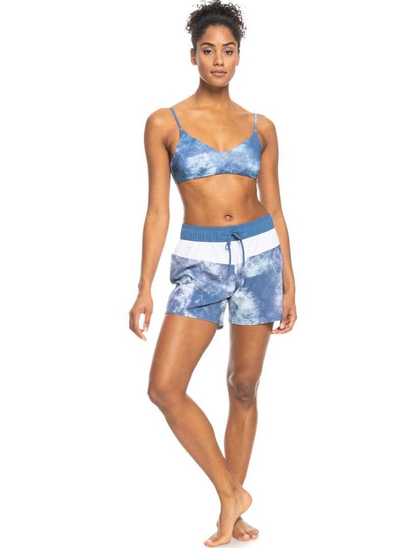 Shorts De Bain Roxy Sea 5' Femme Bleu | 298541UCX