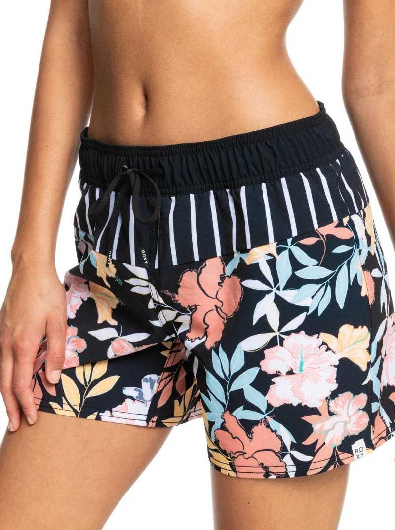 Shorts De Bain Roxy Sea 5' Femme Grise Foncé | 381790RFP