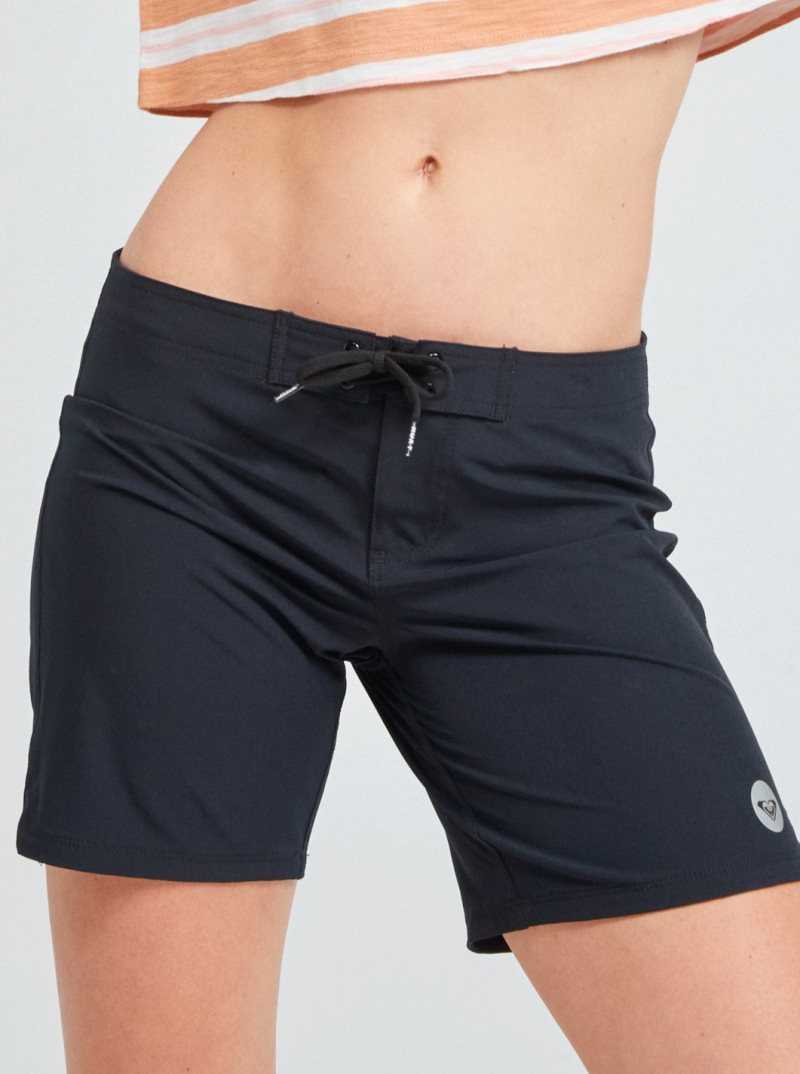 Shorts De Bain Roxy To Dye 7\' Femme Grise Foncé | 274986MLX