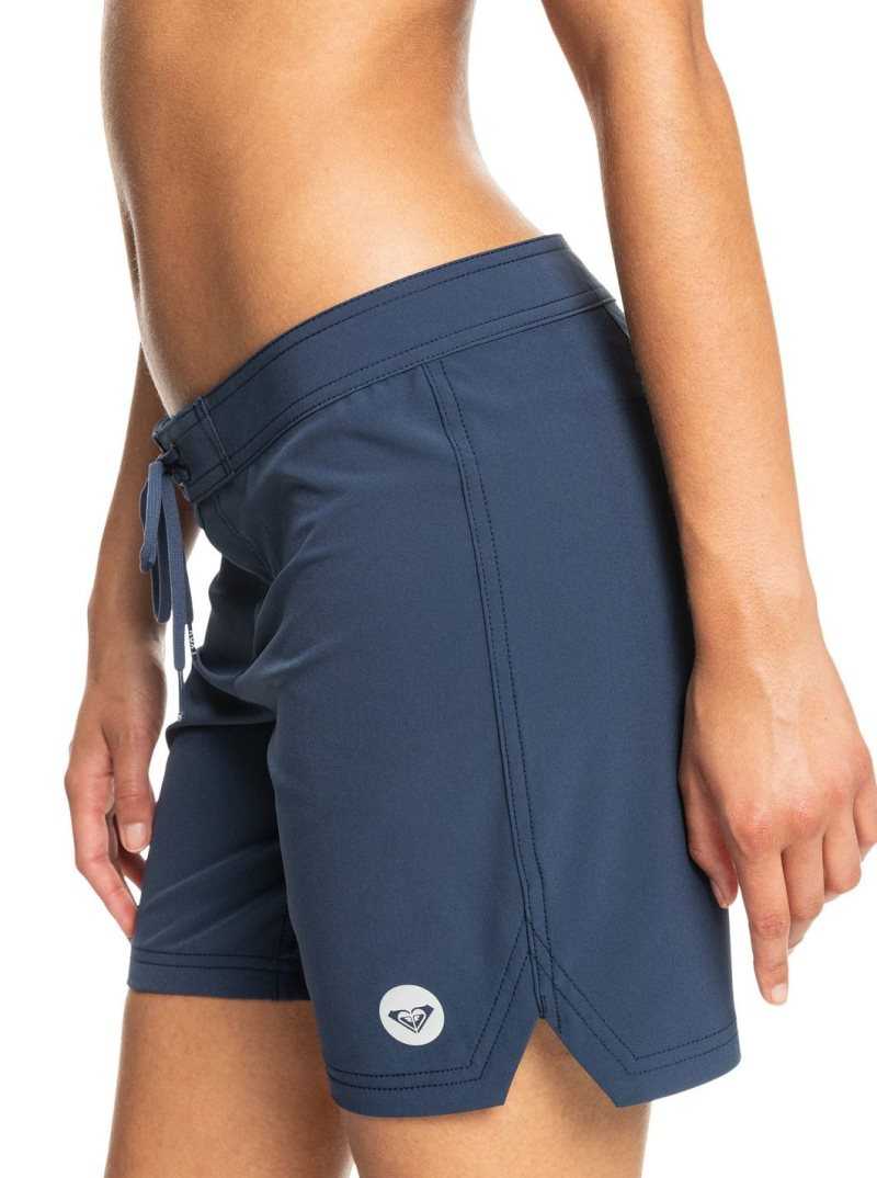 Shorts De Bain Roxy To Dye 7' Femme Indigo | 520438LDA