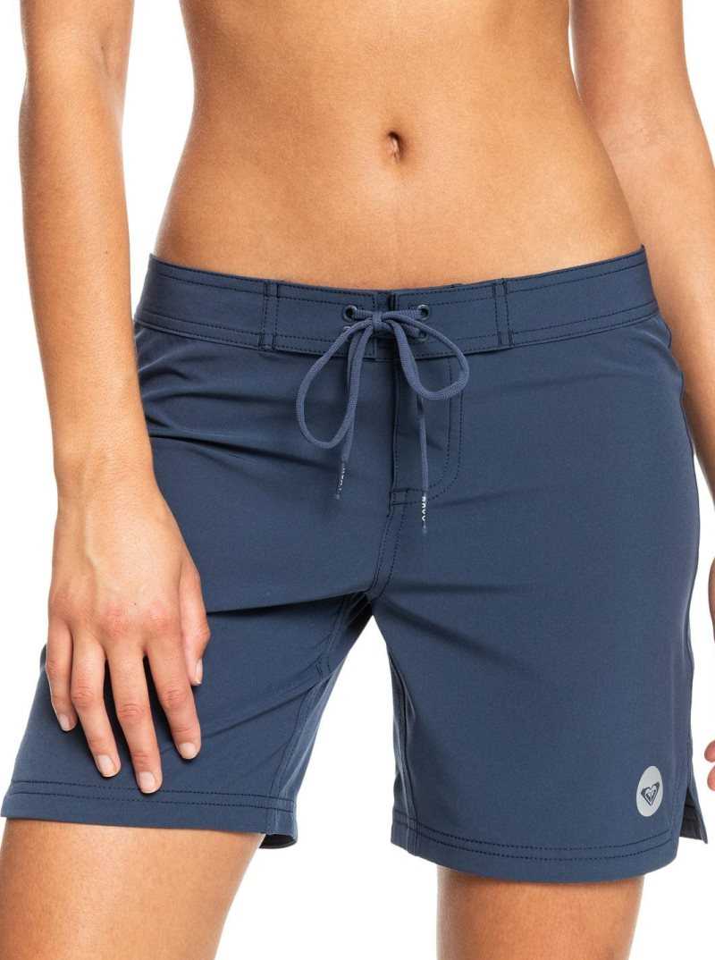 Shorts De Bain Roxy To Dye 7\' Femme Indigo | 520438LDA