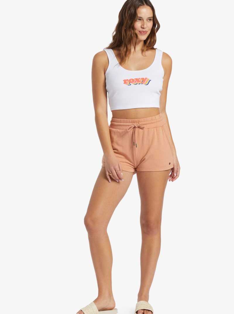 Shorts Roxy Check Out Sweat Femme | 054738CJH