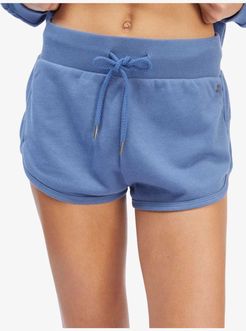 Shorts Roxy Get Going Elastic Taille Femme Bleu | 624087ARY