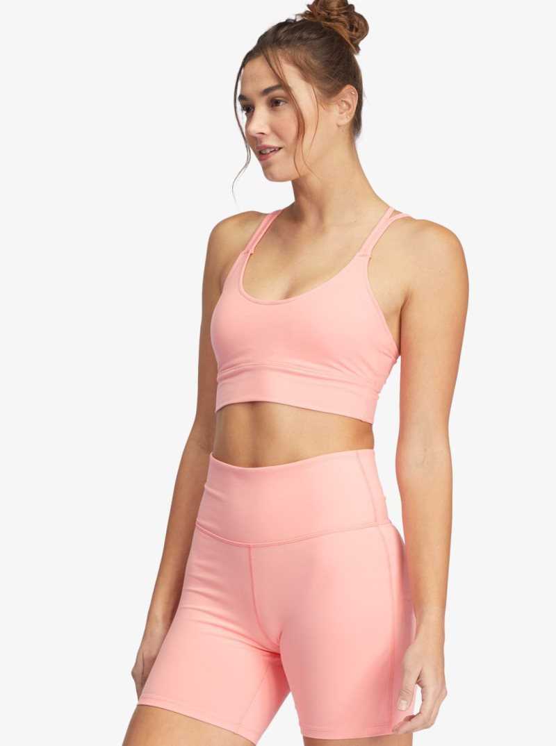 Shorts Roxy Kaileo High Waisted Vélo Femme Rose | 820395IVE