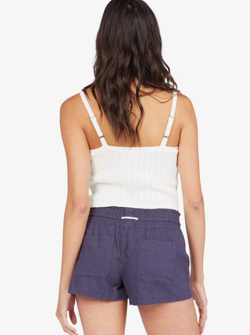 Shorts Roxy Oceanside Elasticized Femme Indigo | 572094SLW