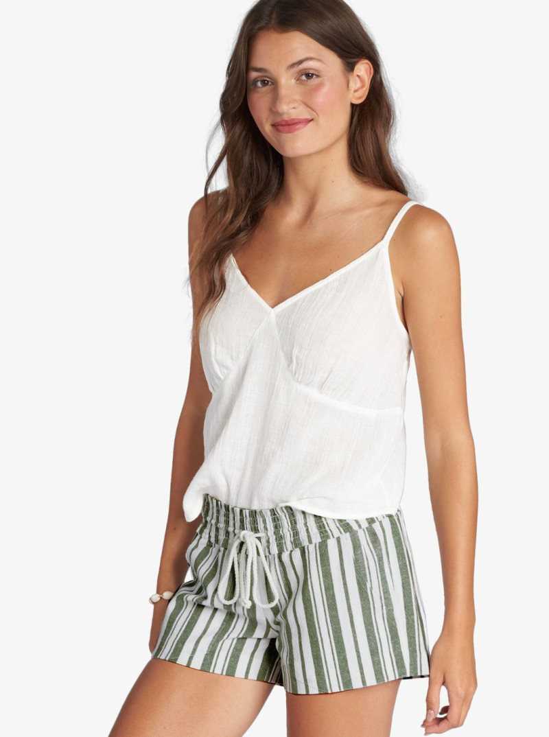 Shorts Roxy Oceanside Elasticized Femme Stripes | 721985DSH