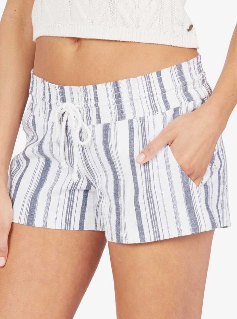 Shorts Roxy Oceanside Elasticized Femme Indigo | 837012OER