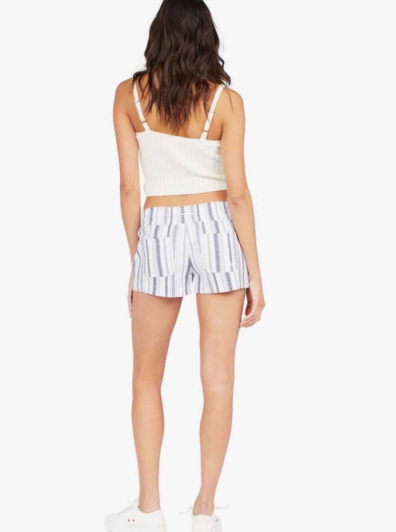 Shorts Roxy Oceanside Elasticized Femme Indigo | 837012OER