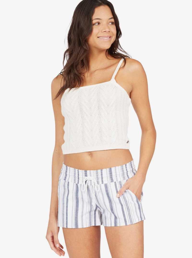 Shorts Roxy Oceanside Elasticized Femme Indigo | 837012OER