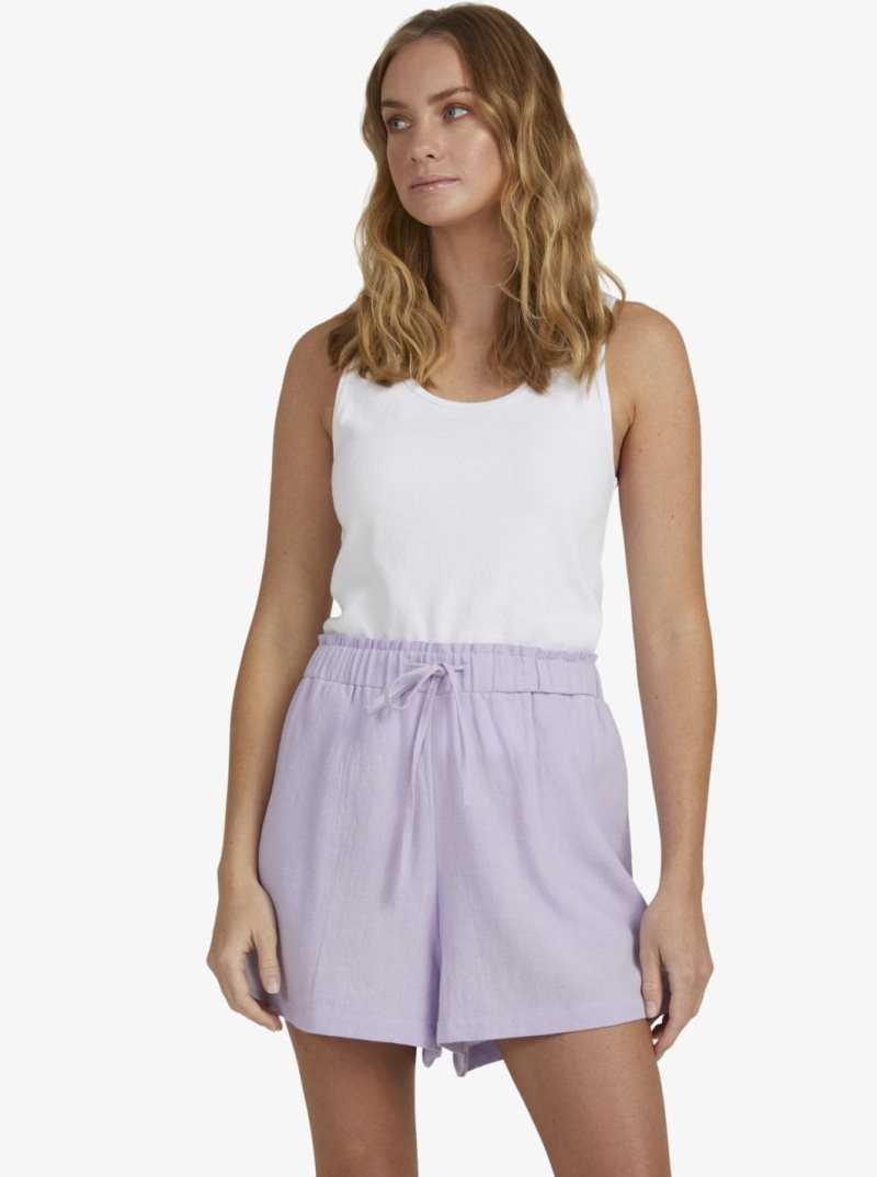 Shorts Roxy Place To Be 6' Knit Femme Violette | 056148WPJ
