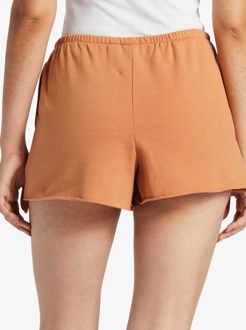 Shorts Roxy Salted Shores High-Waisted Sweatshorts Femme | 679138NVM