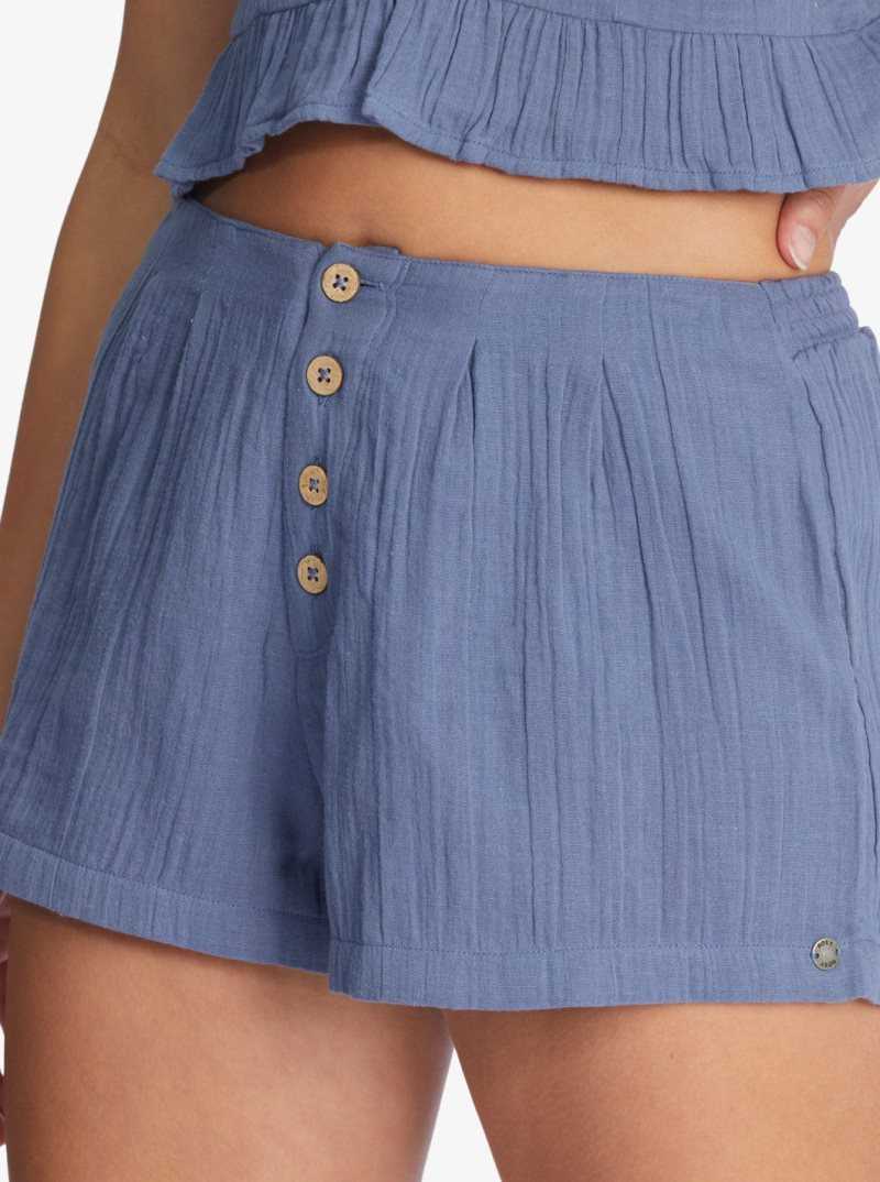 Shorts Roxy Sunset Mind Beach Femme Bleu | 487031ZHJ