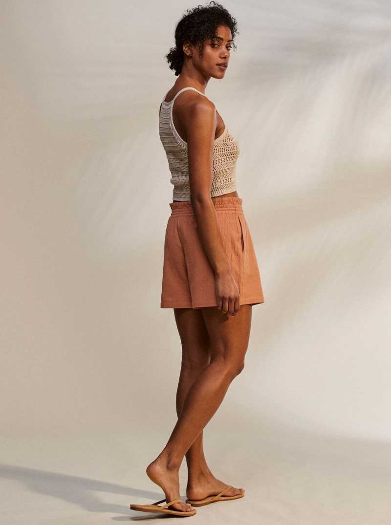 Shorts Roxy Sweet Souvenir High Taille Femme | 046951LVH