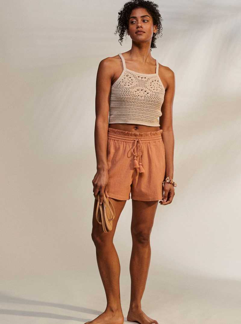 Shorts Roxy Sweet Souvenir High Taille Femme | 046951LVH